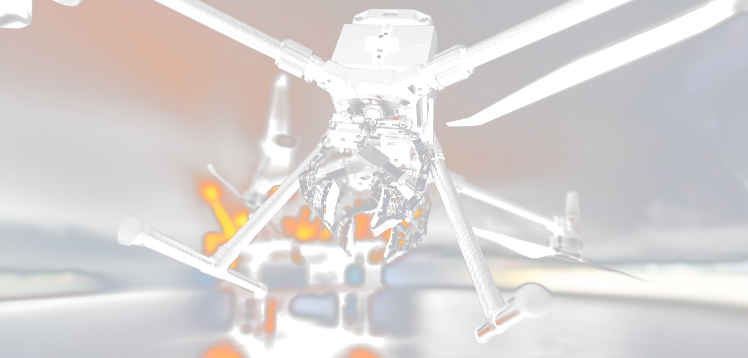 Anvil-III operational render — fire background