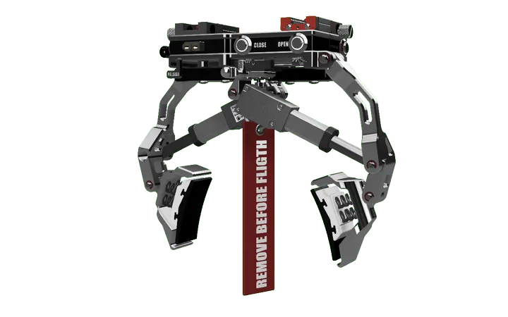 Anvil-III modular release system — open/close cycle