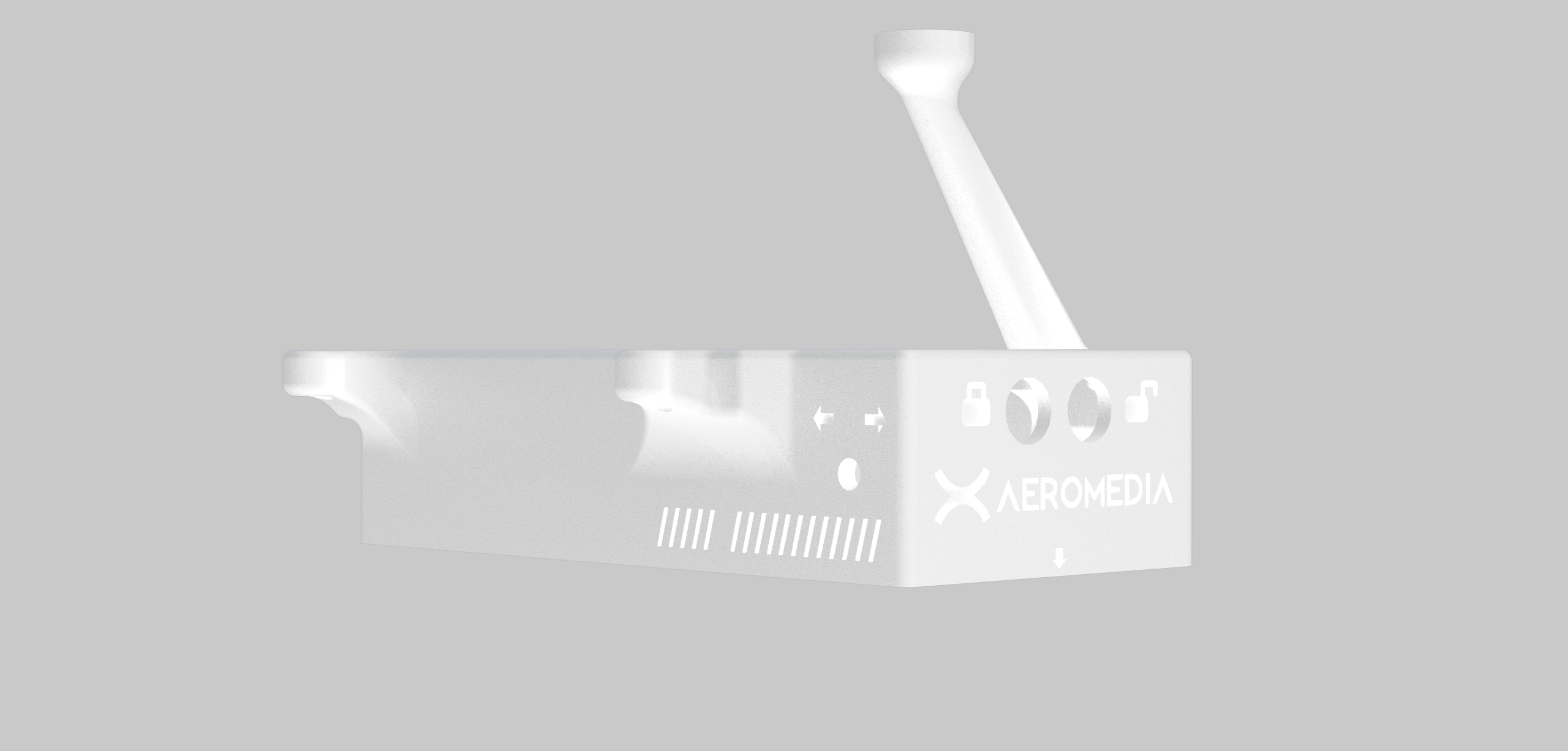 AEROMEDIA AUXDRON LFG render — life vest deployment system
